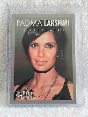 5/$20 Mint 2015 Panini Padma Lakshmi Entertainer Americana Card No. 9!!